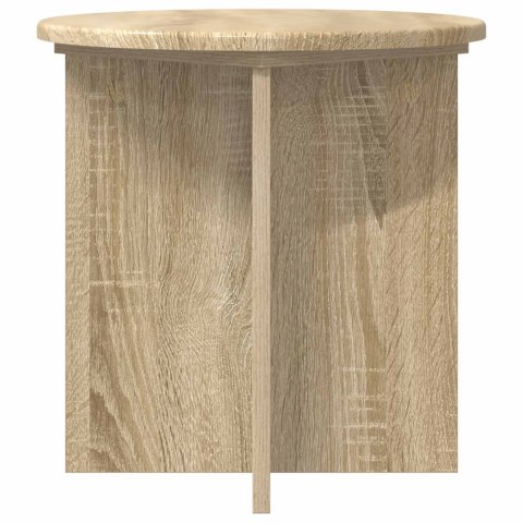 VidaXL Stojak na rośliny 2 pcs dąb Sonoma 40 x 40 x 40 cm