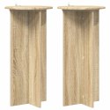 VidaXL Stojak na rośliny 2 pcs dąb Sonoma 40 x 40 x 80 cm