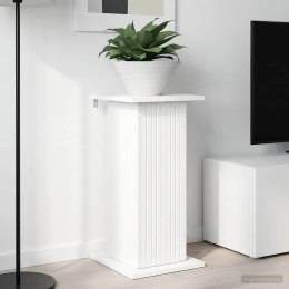 VidaXL Stojak na rośliny Biały 30,5 x 30 x 60,5 cm Drewno inżynieryjne