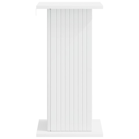VidaXL Stojak na rośliny Biały 30,5 x 30 x 60,5 cm Drewno inżynieryjne