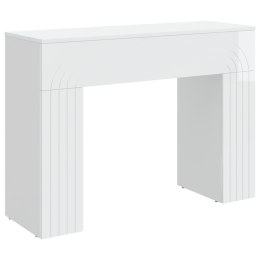 VidaXL Stolik kawowy Biały wysoki połysk 102 x 35 x 75 cm
