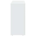 VidaXL Stolik kawowy Biały wysoki połysk 102 x 35 x 75 cm