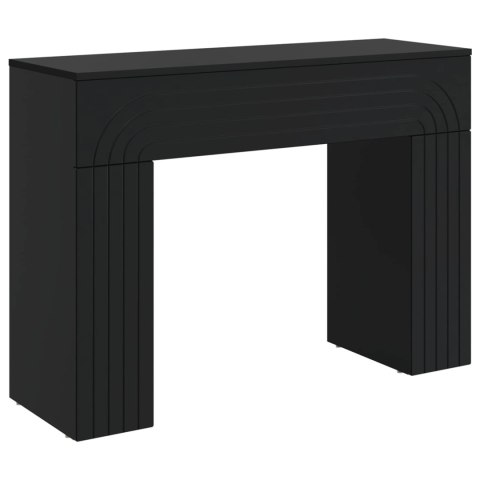VidaXL Stolik kawowy Czarny 102 x 35 x 75 cm Drewno inżynieryjne