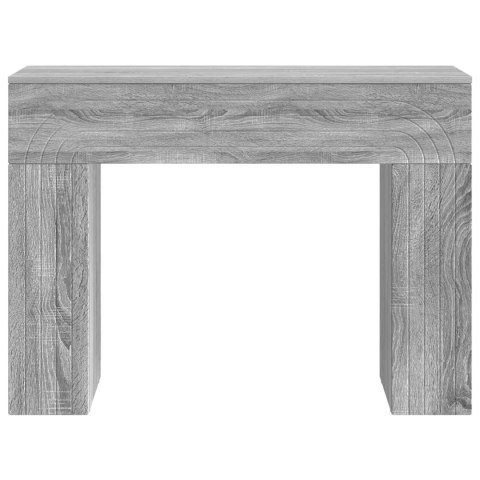 VidaXL Stolik kawowy Szary Sonoma 102 x 35 x 75 cm Drewno inżynieryjne