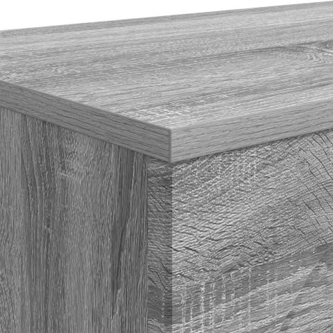 VidaXL Stolik kawowy Szary Sonoma 102 x 35 x 75 cm Drewno inżynieryjne