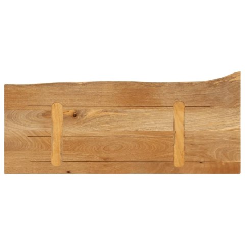 BLAT STOŁU Z NATURALNĄ KRAWĘDZIĄ 90X40X3,8CM DREWNO MANGO