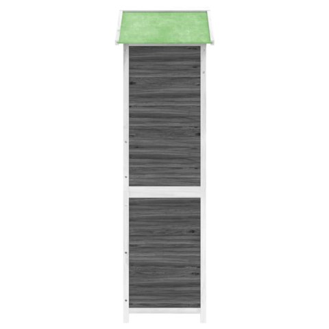 VidaXL Ogrodowa szopa na narzędzia, szara, 120x53,5x170 cm, sosnowa