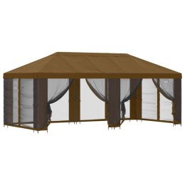 VidaXL Altana z bokami 6 x 3 m Ciemnoszary Poliester i Stal 190