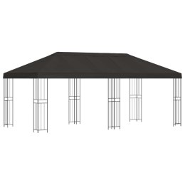 VidaXL Altana z bokami 6 x 3 m antracytowy Poliester i Stal 190