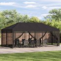 VidaXL Altana z bokami 6 x 3 m antracytowy Poliester i Stal 190