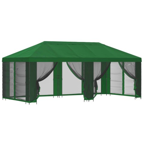 VidaXL Altana z bokami 6 x 3 m zielony Poliester i Stal 190