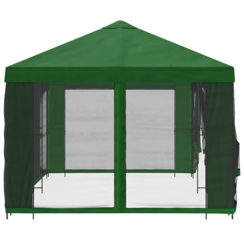 VidaXL Altana z bokami 6 x 3 m zielony Poliester i Stal 190