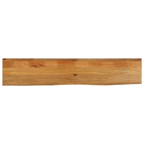VidaXL Blat stołu z naturalną krawędzią, 160x40x2,5 cm, drewno mango
