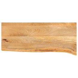 VidaXL Blat stołu z naturalną krawędzią, 80x40x3,8 cm, drewno mango