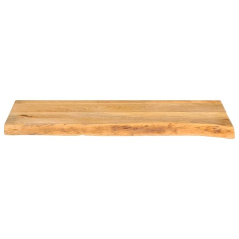 VidaXL Blat stołu z naturalną krawędzią, 80x40x3,8 cm, drewno mango