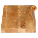 VidaXL Blat stołu z naturalną krawędzią, 80x40x3,8 cm, drewno mango