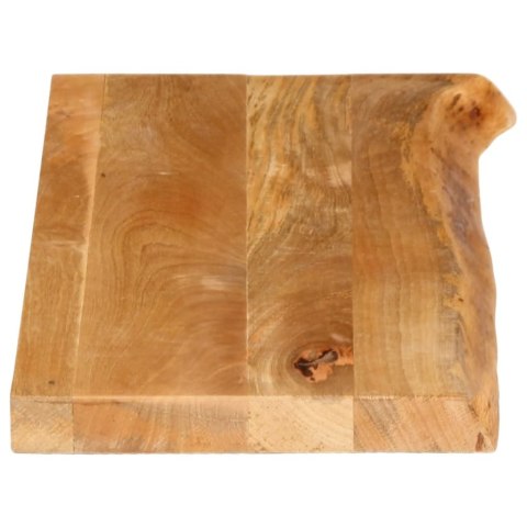 VidaXL Blat stołu z naturalną krawędzią, 80x40x3,8 cm, drewno mango