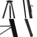 VidaXL Tripod na ognisko Czarny 92 x 92 x 191,5 cm Stal
