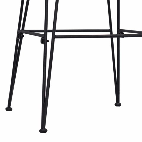 VidaXL Krzesło barowe 44 x 46 x 91 cm Pręt żelazny o średnicy 10 mm