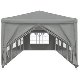 VidaXL Namiot Imprezowy 1200 x 300 x 255 cm jasnoszary PE i stal
