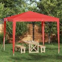 NAMIOT IMPREZOWY 250X250X240CM CZERWONY PE I STAL