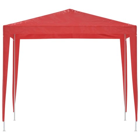 NAMIOT IMPREZOWY 250X250X240CM CZERWONY PE I STAL