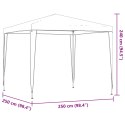 NAMIOT IMPREZOWY 250X250X240CM CZERWONY PE I STAL