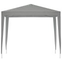 NAMIOT IMPREZOWY 250X250X240CM JASNOSZARY PE I STAL