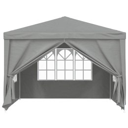 VidaXL Namiot Imprezowy 300 x 300 x 255 cm jasnoszary PE i stal