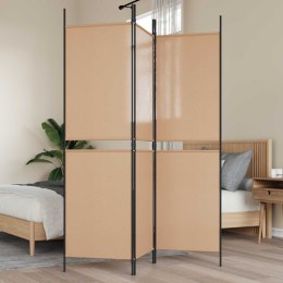 3-PANELOWY PARAWAN BEŻOWY 150X180CM TKANINA