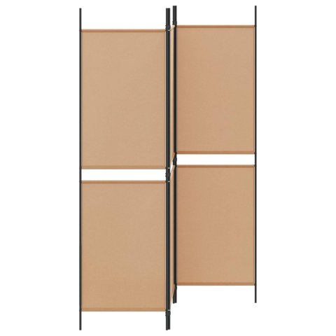 3-PANELOWY PARAWAN BEŻOWY 150X180CM TKANINA