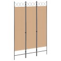 3-PANELOWY PARAWAN BEŻOWY 120X180CM TKANINA