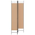 3-PANELOWY PARAWAN BEŻOWY 120X220CM TKANINA