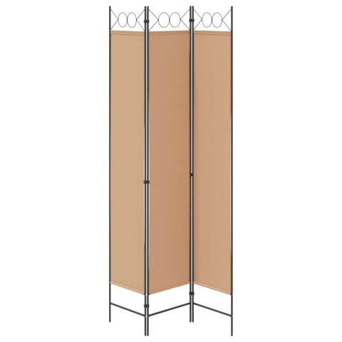 3-PANELOWY PARAWAN BEŻOWY 120X220CM TKANINA