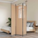 3-PANELOWY PARAWAN BEŻOWY 150X200CM TKANINA
