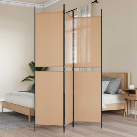 3-PANELOWY PARAWAN BEŻOWY 150X200CM TKANINA