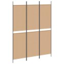 3-PANELOWY PARAWAN BEŻOWY 150X200CM TKANINA