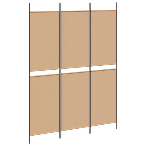 3-PANELOWY PARAWAN BEŻOWY 150X200CM TKANINA