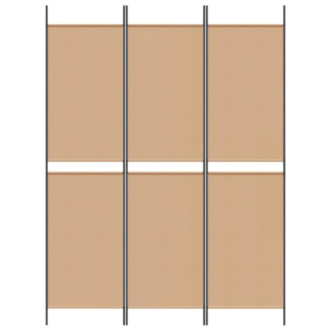 3-PANELOWY PARAWAN BEŻOWY 150X200CM TKANINA