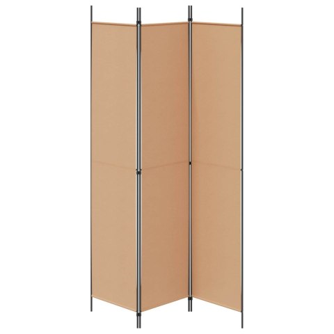 3-PANELOWY PARAWAN BEŻOWY 150X220CM TKANINA