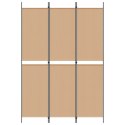 3-PANELOWY PARAWAN BEŻOWY 150X220CM TKANINA
