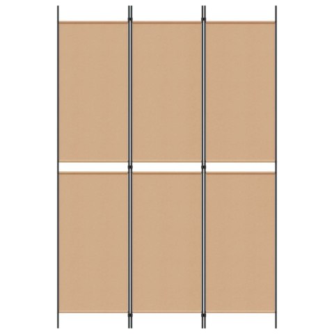 3-PANELOWY PARAWAN BEŻOWY 150X220CM TKANINA