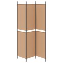 3-PANELOWY PARAWAN BEŻOWY 150X220CM TKANINA