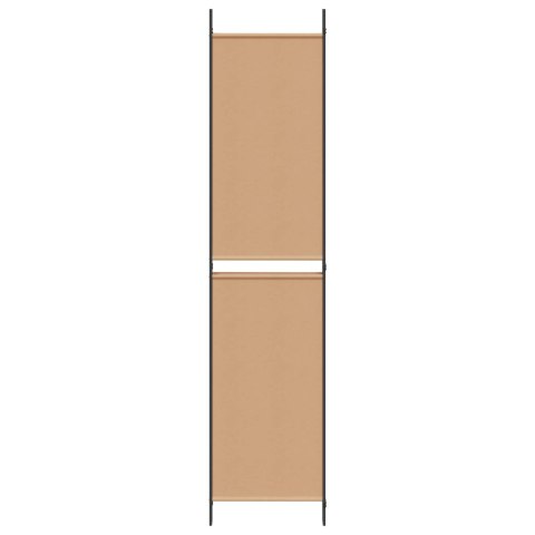 4-PANELOWY PARAWAN BEŻOWY 200X220CM TKANINA