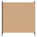 4-PANELOWY PARAWAN BEŻOWY 698X180CM TKANINA