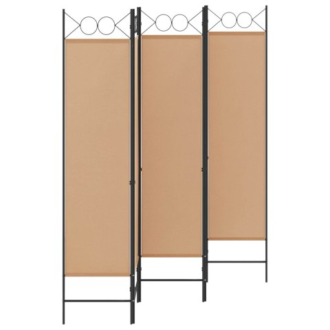 5-PANELOWY PARAWAN BEŻOWY 200X180CM TKANINA