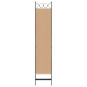 5-PANELOWY PARAWAN BEŻOWY 200X200CM TKANINA