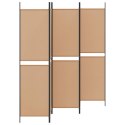 5-PANELOWY PARAWAN BEŻOWY 250X200CM TKANINA