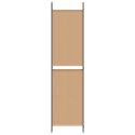 5-PANELOWY PARAWAN BEŻOWY 250X200CM TKANINA