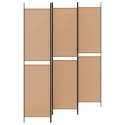 5-PANELOWY PARAWAN BEŻOWY 250X220CM TKANINA